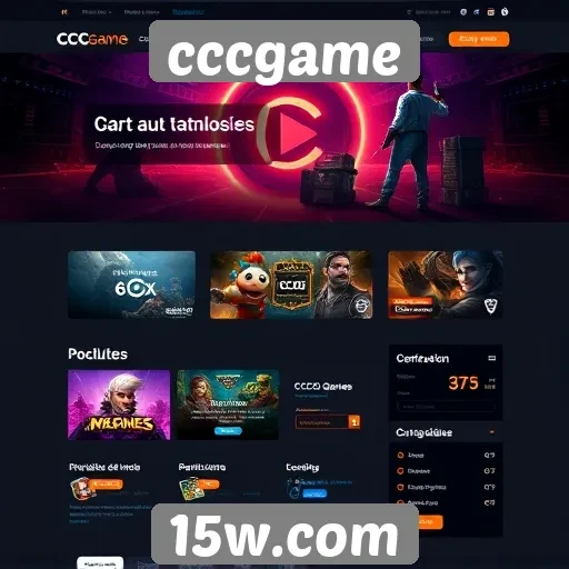 Avaliação dos gráficos e design do site cccgame